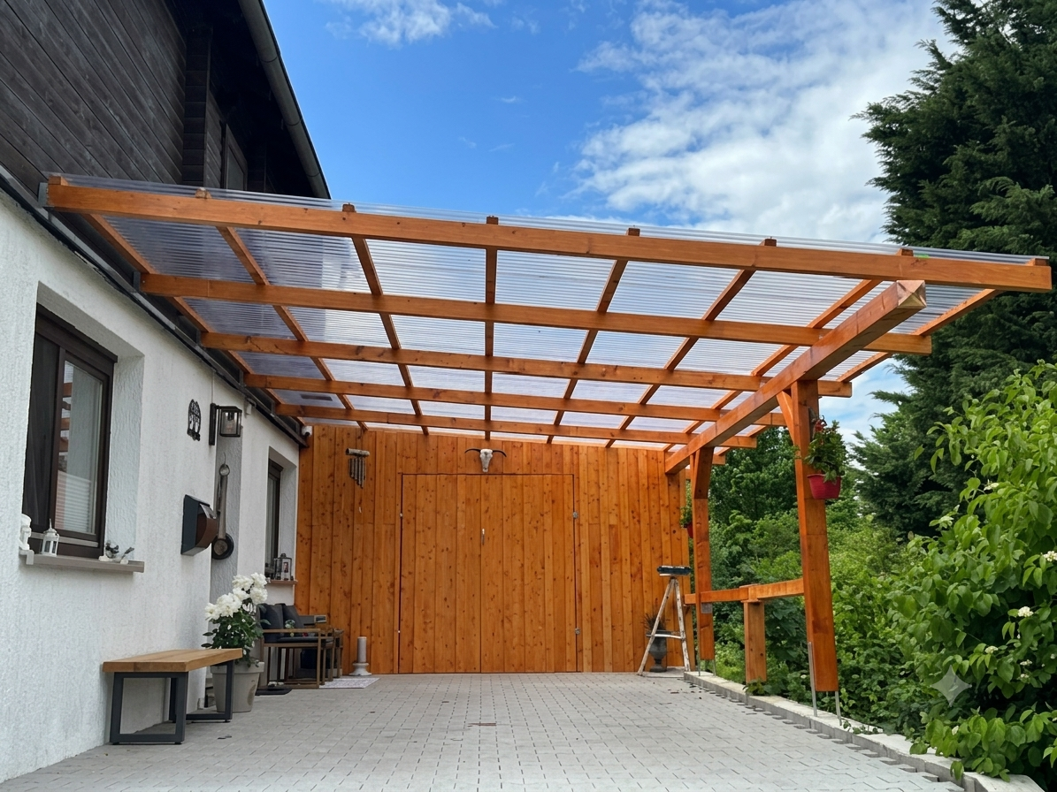 Überdachung Hauseingang